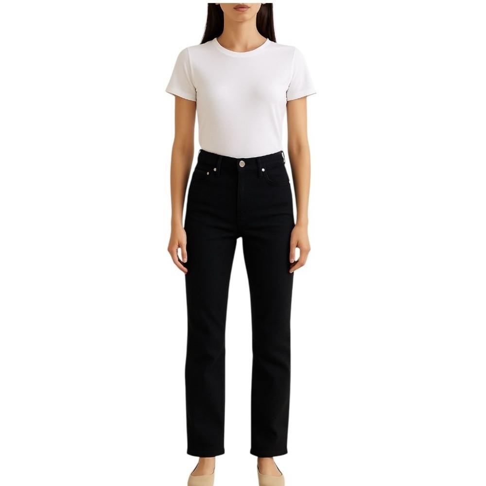 Daily Blue by Adriano Goldschmied Burn Straight Leg Jean in True Black sz 25 NWT